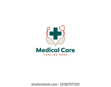 Professional Innovative Unique Modern Medical Care Branding Logos Vector, Adaptive Designs for Medical Healthcare Wellness Services