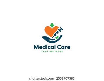 Professional Innovative Unique Modern Medical Care Branding Logos Vector, Adaptive Designs for Medical Healthcare Wellness Services