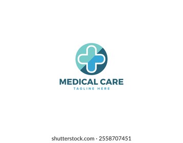 Professional Innovative Unique Modern Medical Care Branding Logos Vector, Adaptive Designs for Medical Healthcare Wellness Services