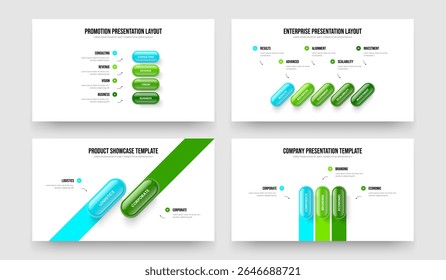 Professional Introduction Four Five Two Three Step Infographic Presentation Layout Vector Illustration Collection. Modern Report 4 5 2 3 Element Diagram Frame Template Bundle.