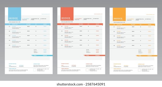 Professional Invoice Template – Customizable and Easy to Use Invoice Design