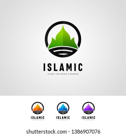Professional Islamic Mosque Logo Design Illustrations and 