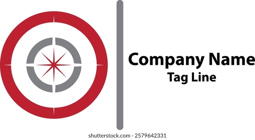 Professional isolated logo design template