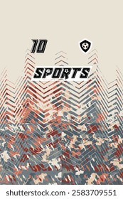 Professional Jersey Design High Resolution Vector Graphics Soccer Basketball Football Esports Abstract Geometric Minimalist Style