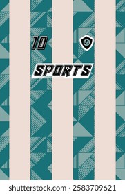 Professional Jersey Design High Resolution Vector Graphics Soccer Basketball Football Esports Abstract Geometric Minimalist Style