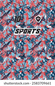 Professional Jersey Design High Resolution Vector Graphics Soccer Basketball Football Esports Abstract Geometric Minimalist Style
