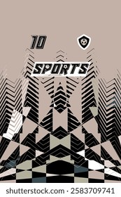 Professional Jersey Design High Resolution Vector Graphics Soccer Basketball Football Esports Abstract Geometric Minimalist Style