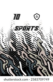 Professional Jersey Design High Resolution Vector Graphics Soccer Basketball Football Esports Abstract Geometric Minimalist Style