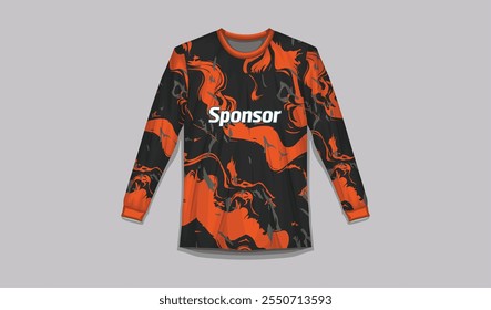 Plantillas de diseño de Jersey de Profesional para impresión y Uso digital