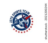 Professional Jets Logo Template for Sport Team