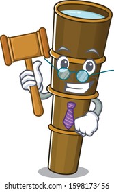 Professional Judge telescope Scroll presented in cartoon character design