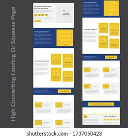 professional landing sales squeeze pages sales funnel payment gateway Template