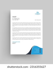 Professional Lawn Care Business Style Letterhead Design Vector Template For Your Project. Corporate modern letterhead design template.
