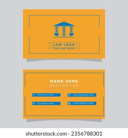 Professional Lawyer, Justice, Legal Business Card Design.