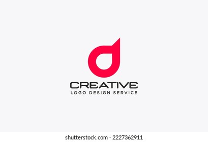 Professional letter d logo or red d logo