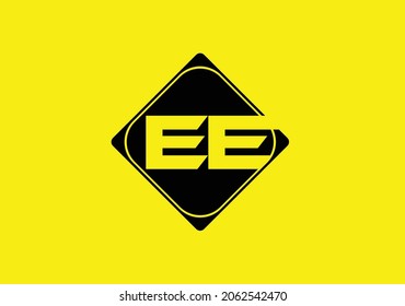 Professional letter EE logo and icon design template