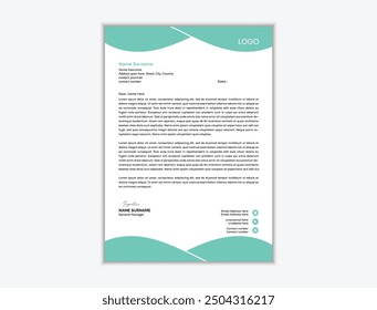 Diseño de cabezal de carta profesional