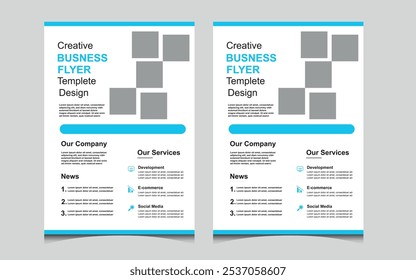 Diseño de membrete de Profesional para su empresa creativa.