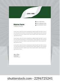 Professional Letterhead Template Design. Business Latter Head