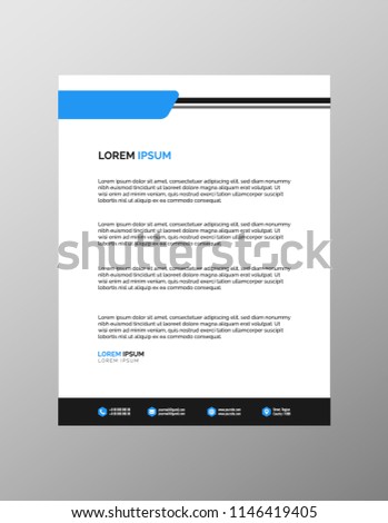 professional letterhead templates stock vector royalty free sample letterhead template