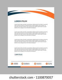 Professional Letterhead Templates Design Vector Illustration 