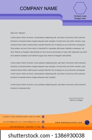 Professional Letterhead Templates - Vector
