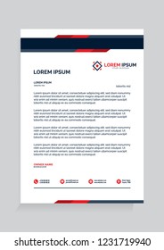 Professional Letterhead Vector Illustration