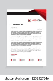 Professional Letterhead Vector Illustration