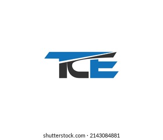 Professional Letters TCE Logo Design Idea Vector illustration.