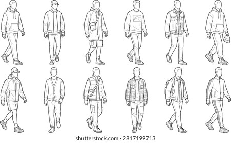 Professional line art collection