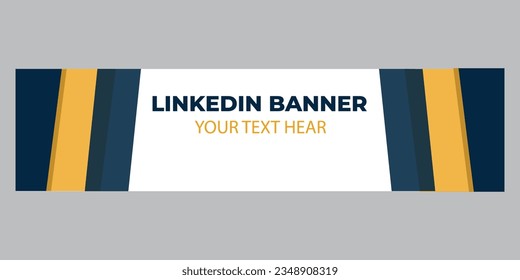professional linkedin, web banner templet