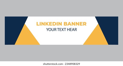 professional linkedin, web banner templet