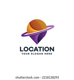 Professional Location Point Logo Icon Design