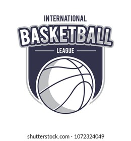 Professional logo for basketball game events