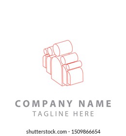 professional logo, can be used on the website and company. Abstract vector logo design template.