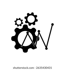 Professional logo for data analysts researchers and business consultants clean modern design for reports