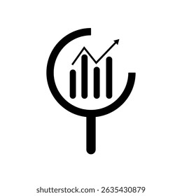 Professional logo for data analysts researchers and business consultants clean modern design for reports