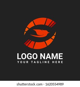 Professional Logo Design of Fast Flying Bird, Suitable for Travel and Other Business Logo