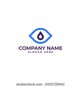 professional logo design in H2O logo with technology inspired style in modern and geometric shape with the water drop and the fading gradient to signify monitor and hydration 