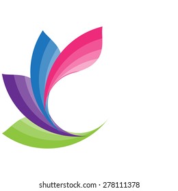 Professional Logo Design Illustration. Colorful