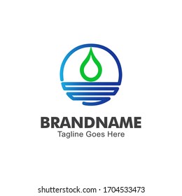professional logo template. typography letter o, the shape of water drops.  for company logos, drinking water product names, etc. vector eps 10.
