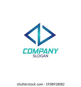 Professional logo template for your company. Available in EPS format and fully editable. 