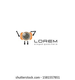 Professional logo templates, photography logos, funny camera mascots. for photoboths Design Concepts, Creative Symbols, Icons. simple logo type. eps vector 10.