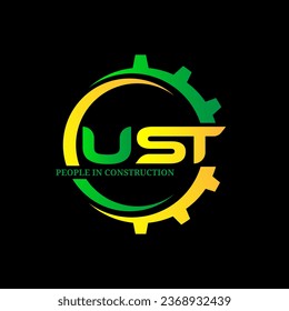 Professional logo UST  logo design in illustrator

