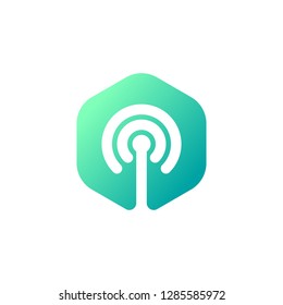 Professional Logo for Your Signal Box Telecommunication Business Logo Template Idea