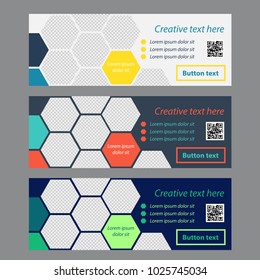 Professional looking banner pack for multi purpose business