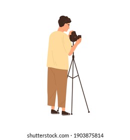 カメラマン 後ろ姿 のイラスト素材 画像 ベクター画像 Shutterstock