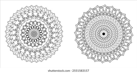 professional mandala design social media template