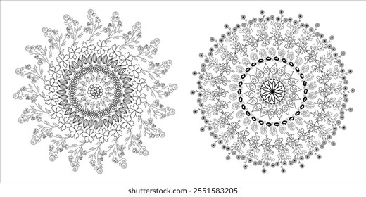 professional mandala design social media template