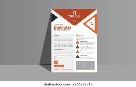 Professional Marketing Flyer for Businesses, Clean and Simple Corporate Flyer, Creative Product Launch Flyer Layout, Stylish Corporate Flyer for Digital Marketing